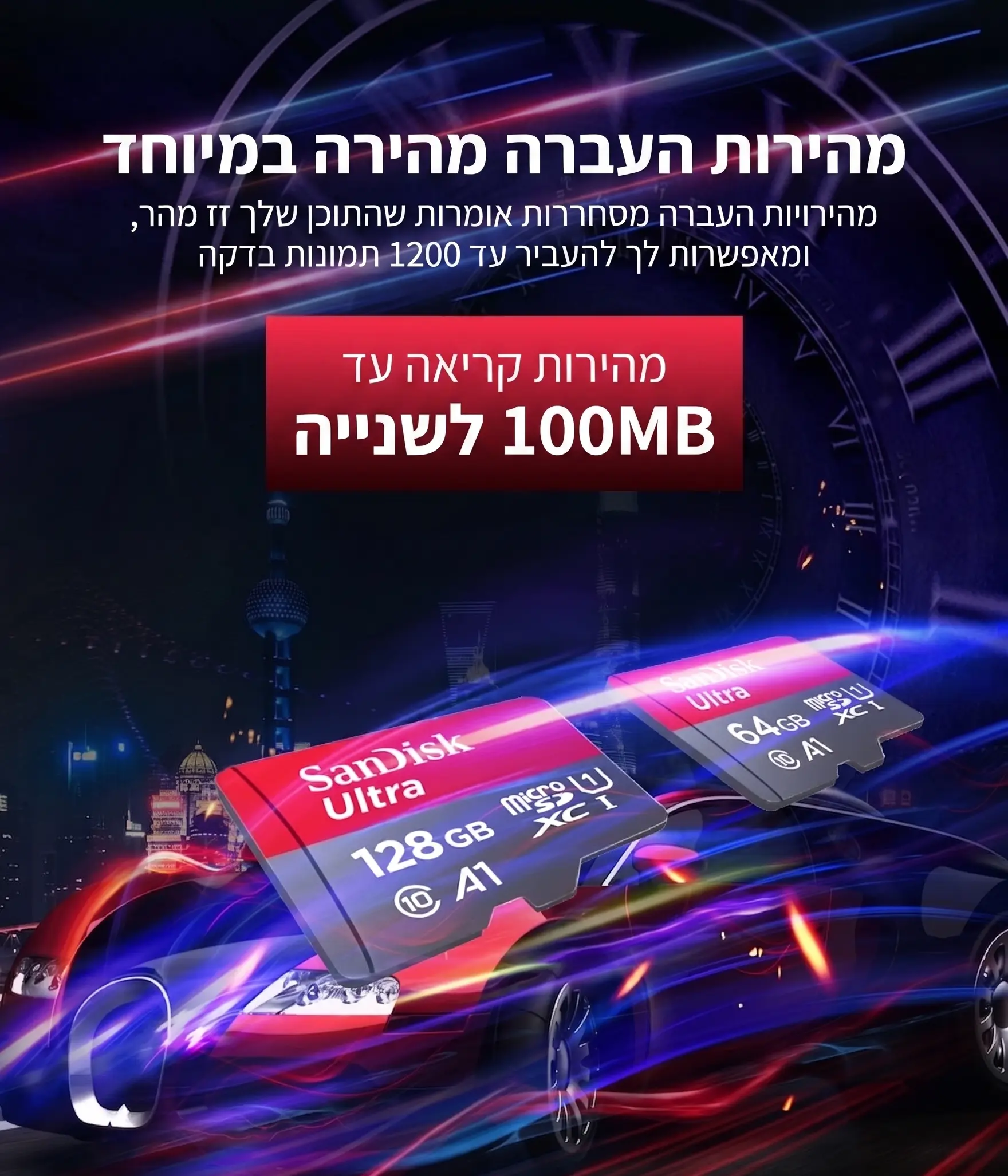 מהירות סאנדיסק